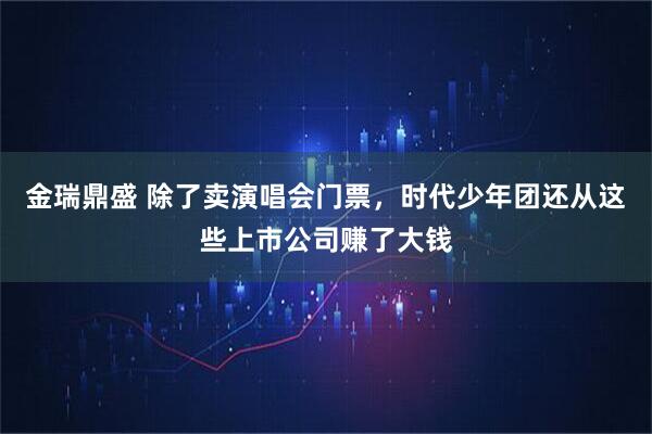 金瑞鼎盛 除了卖演唱会门票，时代少年团还从这些上市公司赚了大钱